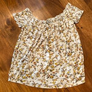 American Eagle Outfitters AEO ruched cap sleeve top